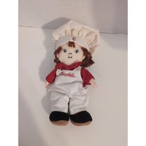 Vintage Campbell's Soup Kids BOY CHEF beanbag plush 7" NEW NIP Stuffed Doll Toy